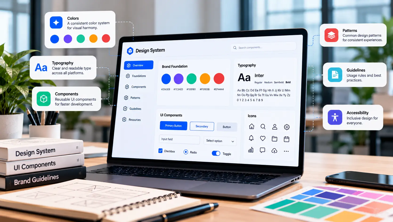Digital Product Design System Components