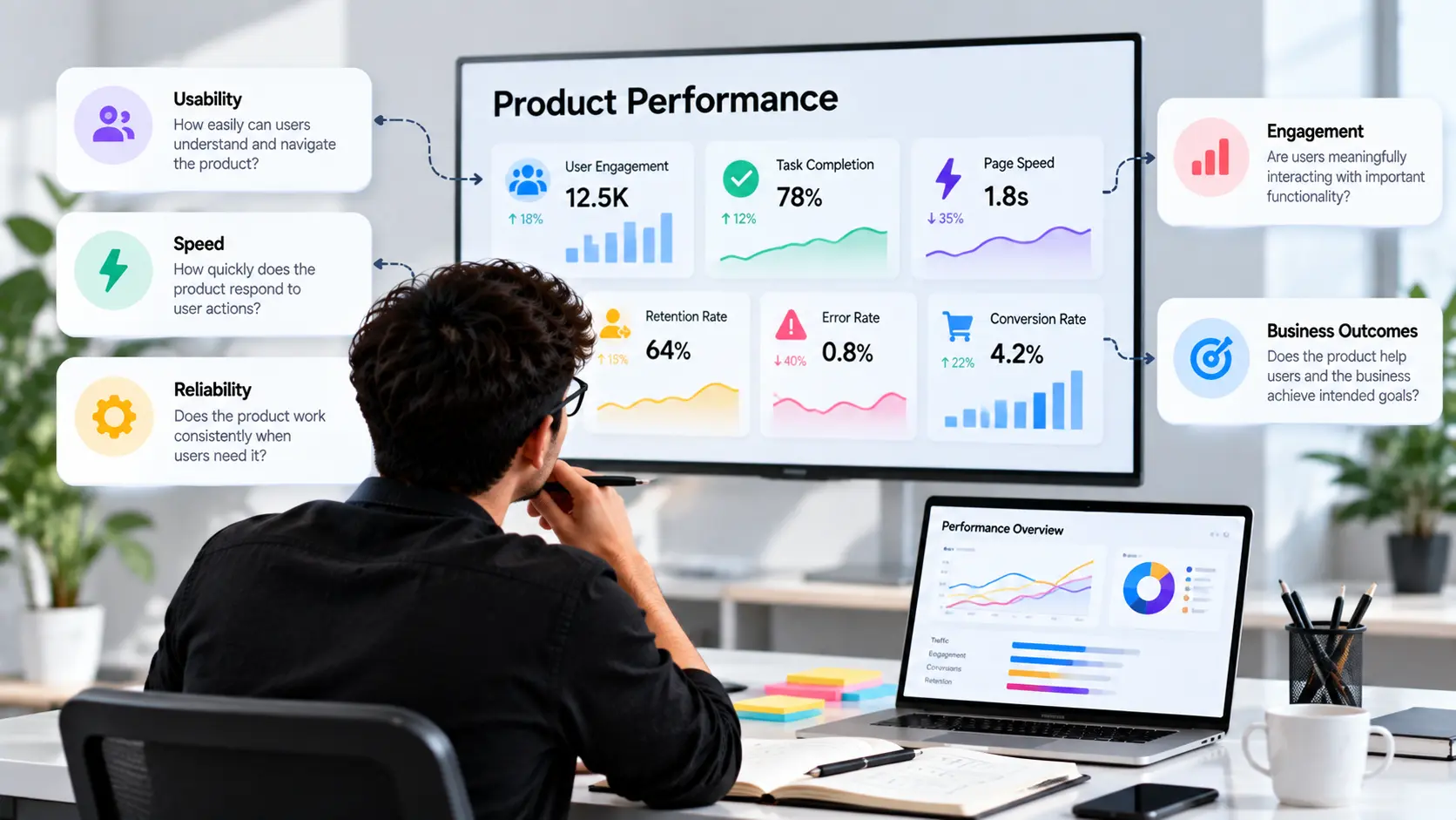 Defining digital product performance metrics